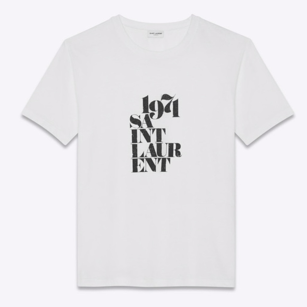 SAINT LAURENT 1971 Tee